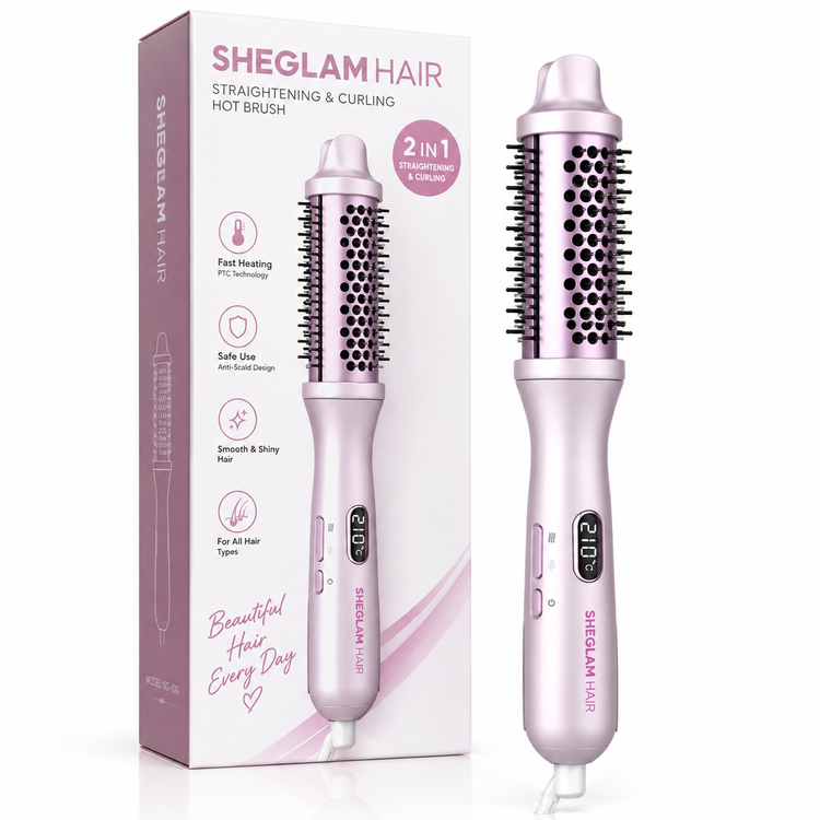 برس پیچ حرارتی شیگلم Sheglam Hair It Curl Termal Blowout Brush