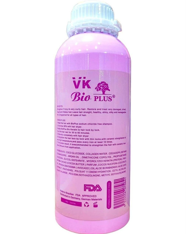 کراتین وی کی صورتی بیو پلاس (VK Pink Bio Plus Keratin)