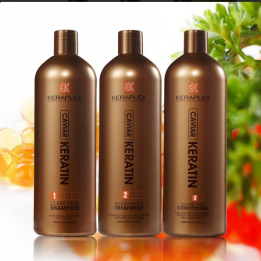 کراتین کراپلکس خاویار مناسب موهای فر و مجعد KERAPLEX CAVIAR KERATIN