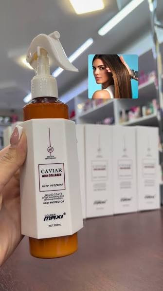 دوفاز مو خاویار با کلاژن گلدن مکسی Golden Maxi حجم 200 میل