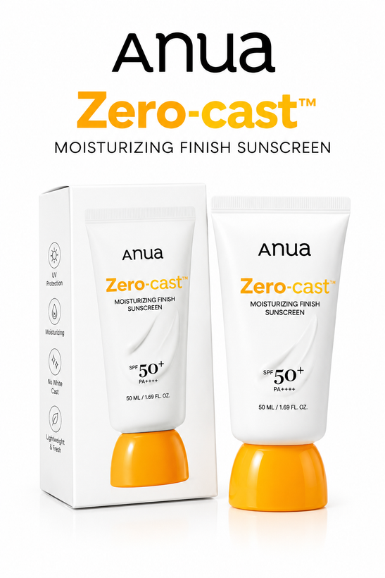 ضد آفتاب آنوا Zero-Cast Moisturizing Finish Sunscreen SPF50